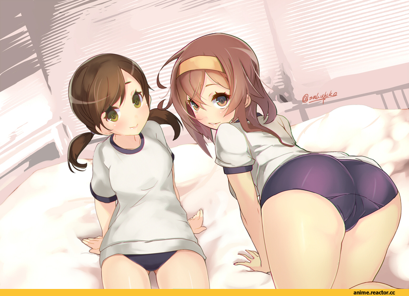 Shiratsuyu (Kantai Collection), Kantai Collection, Shirayuki (kantai collection), School Sportswear, sakuhiko, Anime