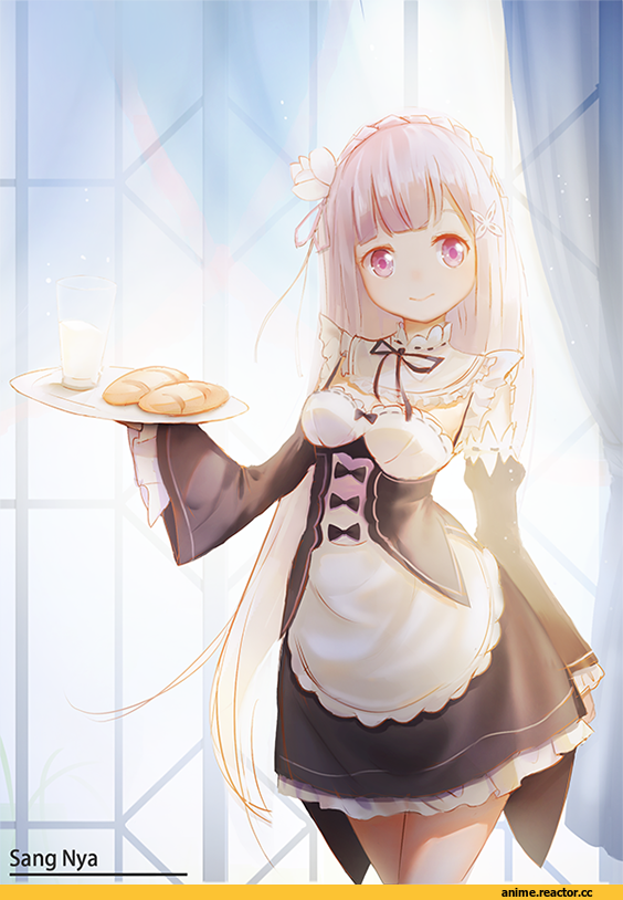 Re Zero Kara Hajimeru Isekai Seikatsu, Emilia (re zero), sang nya, Anime