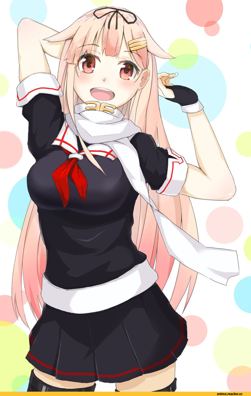 Yuudachi, Kantai Collection, yakku, Anime