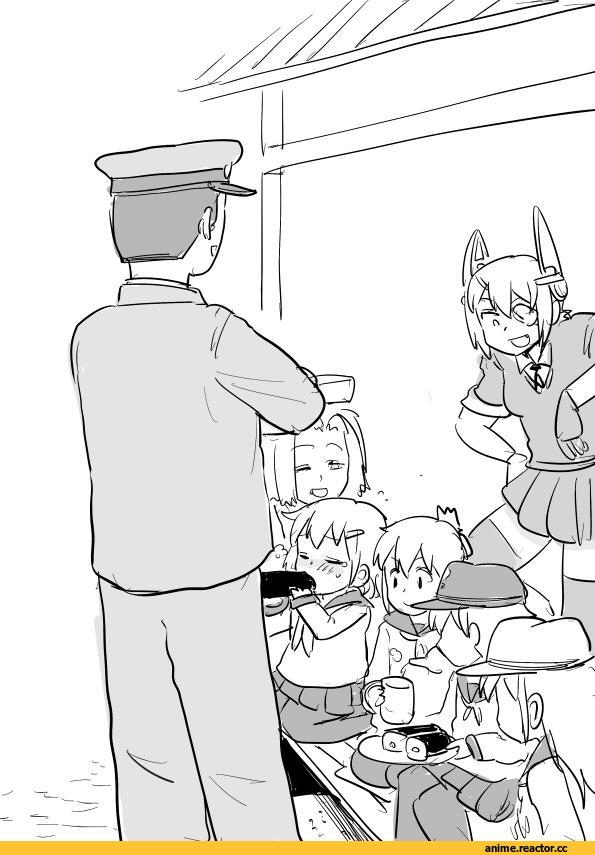 Kantai Collection, Admiral (Kantai Collection), tenryuu (kantai collection), tatsuta (kantai collection), Hibiki (Kantai Collection), akatsuki (kantai collection), ikazuchi (kantai collection), Inazuma (Kantai Collection), хорошо быть адмиралом, kireinamo (artist), Anime