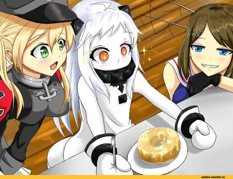 Northern Ocean Hime, Kantai Collection, Maya (Kantai Collection), Prinz Eugen (Kantai Collection), Anime