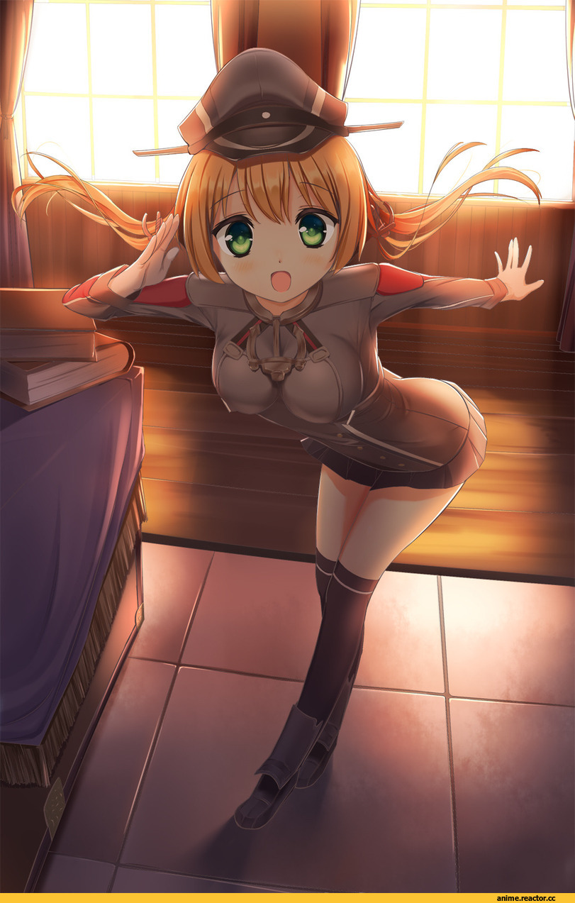 Prinz Eugen, Kantai Collection, sora46, в комментариях еще одна, Anime Art, Anime