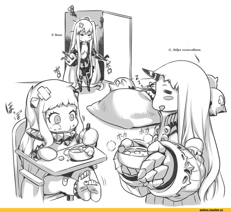 Northern Ocean Hime, Kantai Collection, Aircraft Carrier Oni, enemy aircraft (kantai collection), Midway Hime, Seaport Hime, Anime