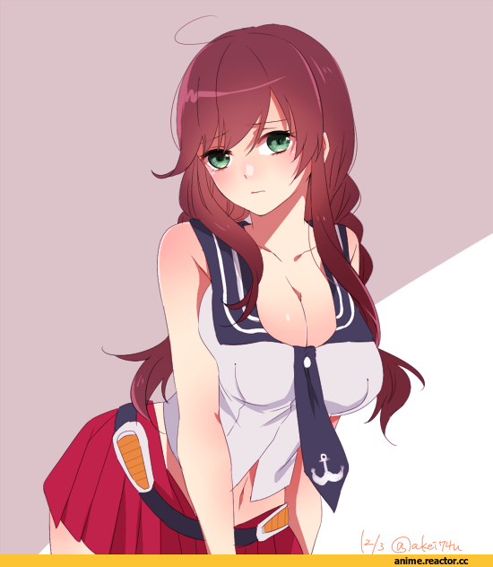 Noshiro, Kantai Collection, hinase kei, Anime
