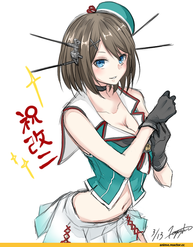 Maya (Kantai Collection), Kantai Collection, Aoyashio Rin, Anime Art, Anime