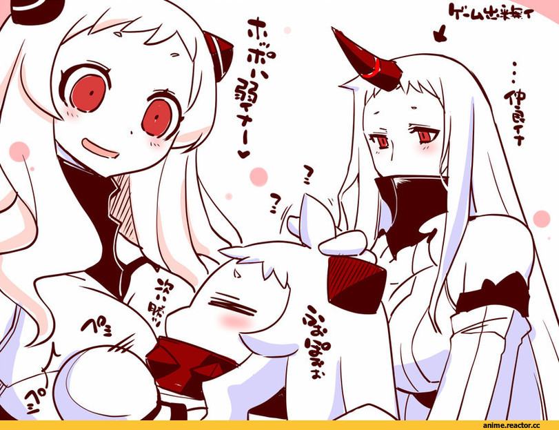 Northern Ocean Hime, Kantai Collection, Airfield Hime, Seaport Hime, Anime