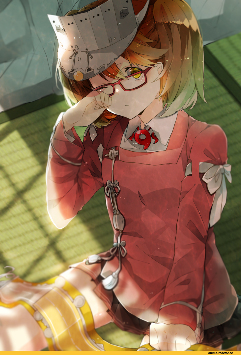 Ryuujou, Kantai Collection, roku (ciel-kuromu), Megane, Anime