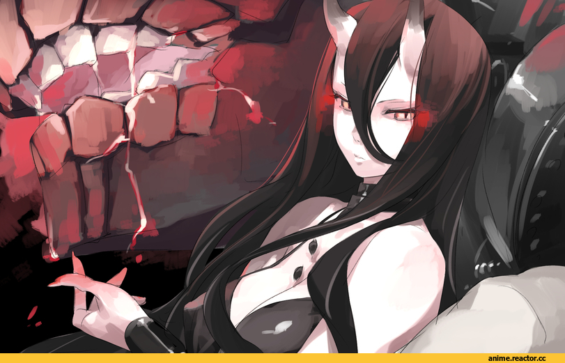 battleship hime, Kantai Collection, meranie, Anime