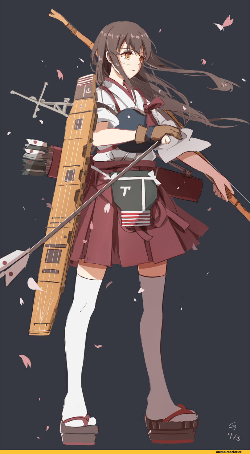 Akagi, Kantai Collection, ghost (ghost528), Anime