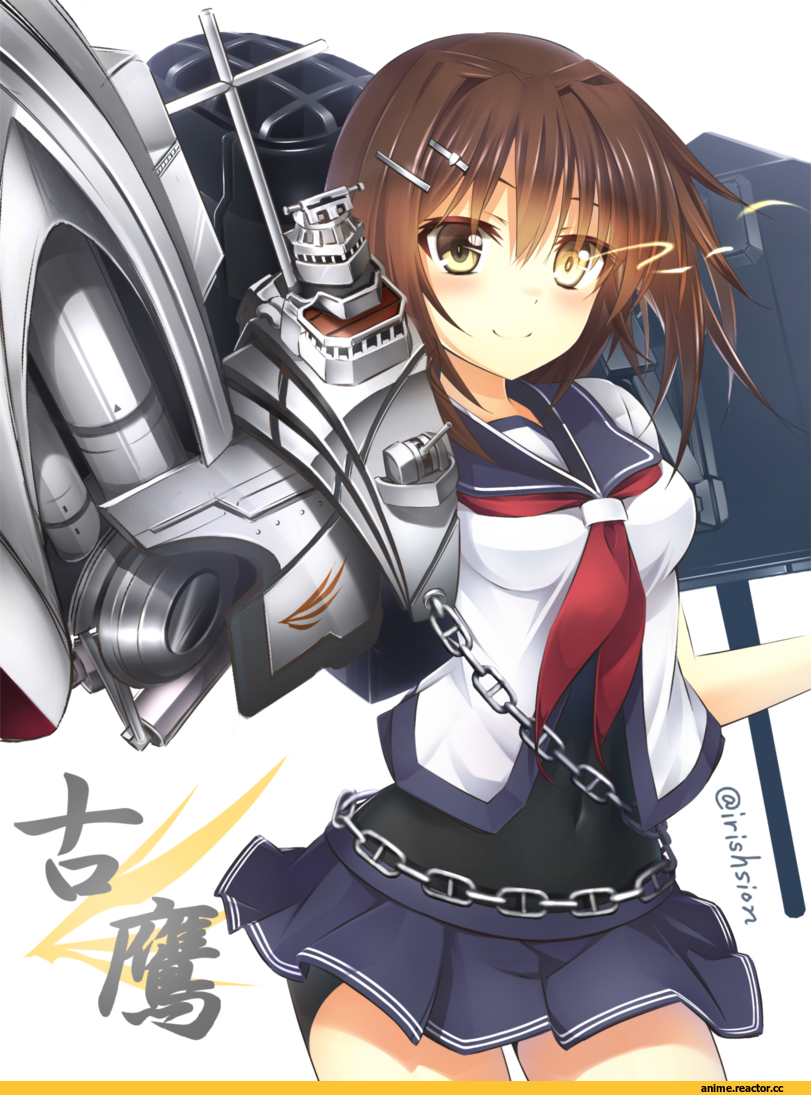 Furutaka, Kantai Collection, tail ein, Anime Art, Anime