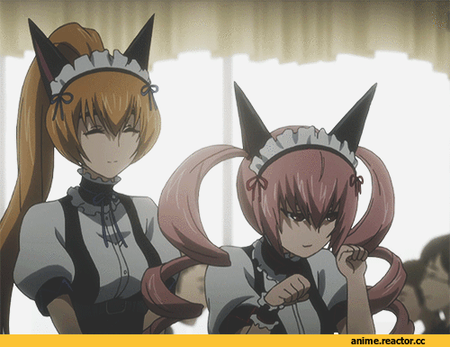 Faris Nyannyan, Steins Gate, Shiina Mayuri, anime gif, Maid, Anime