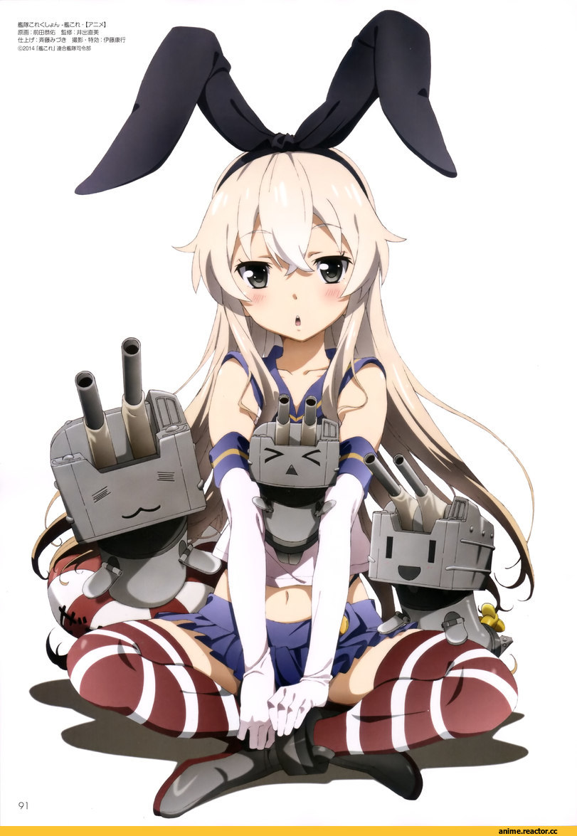 rensouhou-chan, Kantai Collection, Maeda Kyousuke, Anime Art, Anime