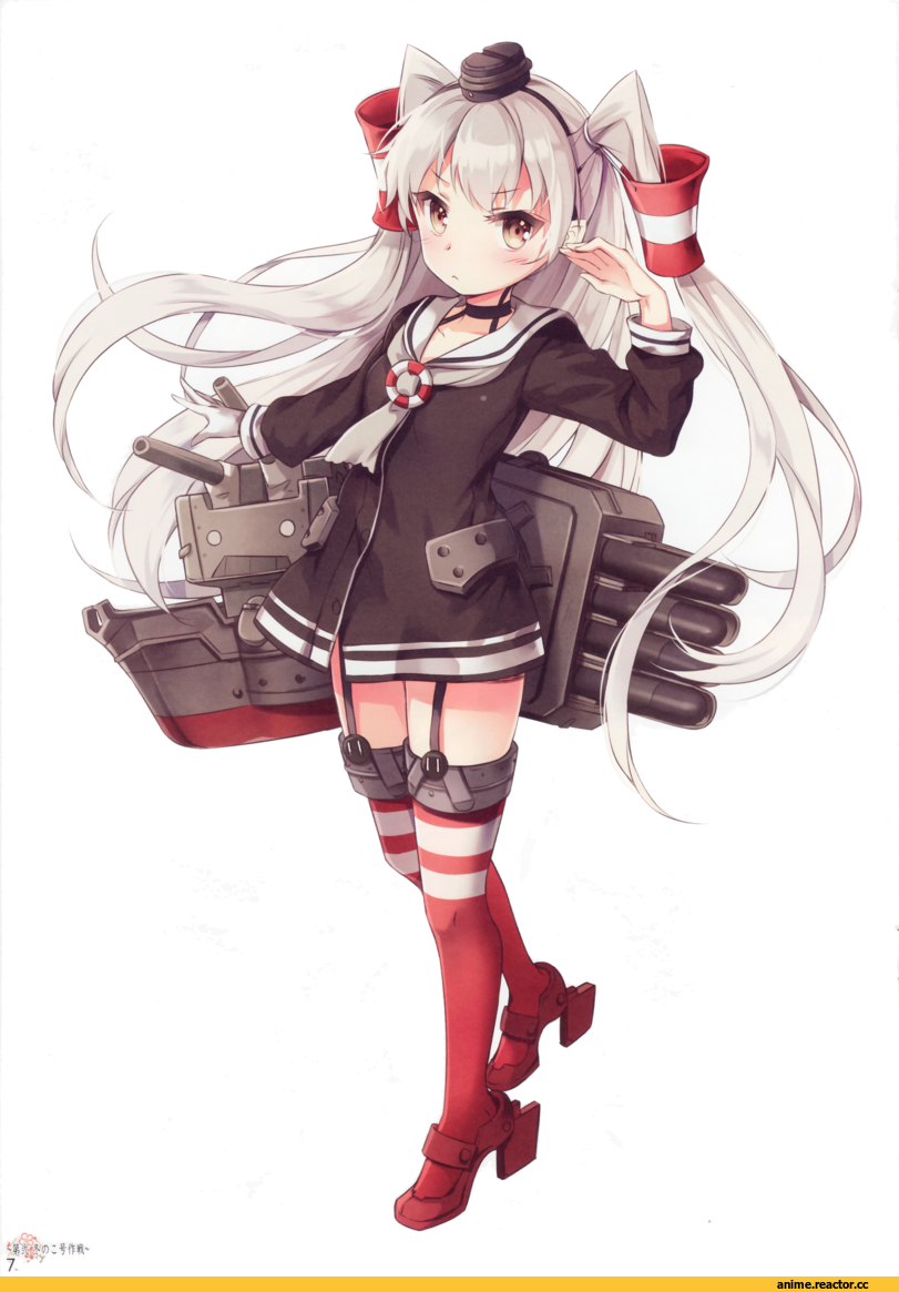 Amatsukaze (Kantai Collection), Kantai Collection, nyanya, Anime Art, Anime