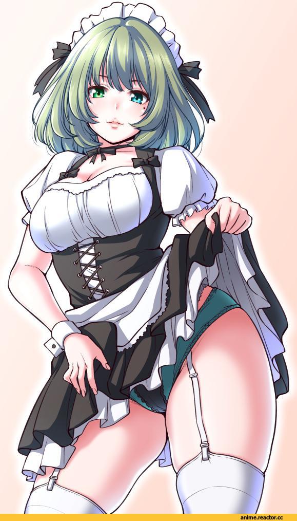 shouji nigou, Takagaki Kaede, Idolmaster, Maid, Anime Adult pantsu, Anime Ero, Anime