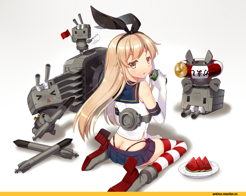 Shimakaze, Kantai Collection, Anime