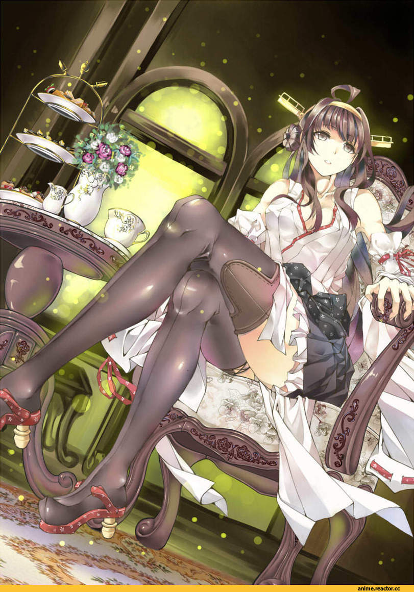 Kongou (Kantai Collection), Kantai Collection, cheese kang, Anime Art, Anime