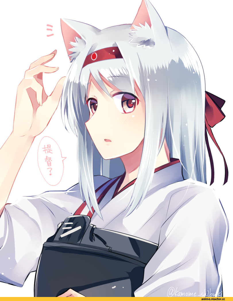 Shoukaku, Kantai Collection, shibuki kamone, Animal Ears, nekomimi, Anime