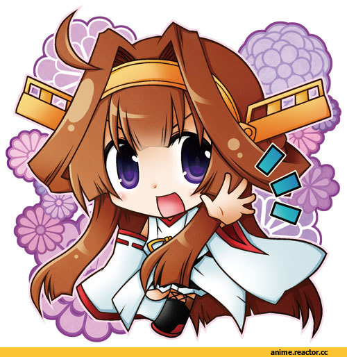 chibi, Kongou (Kantai Collection), Kantai Collection, Haruna (Kantai Collection), souma mizuki, Anime Art, Anime