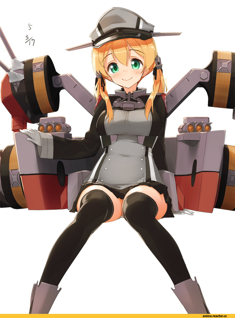 Prinz Eugen, Kantai Collection, Kaisenn, Anime Art, Anime