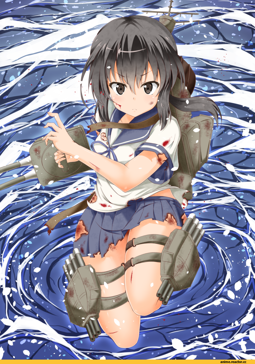 Fubuki (Kantai Collection), Kantai Collection, kuria (clear trip second), Anime Art, Anime