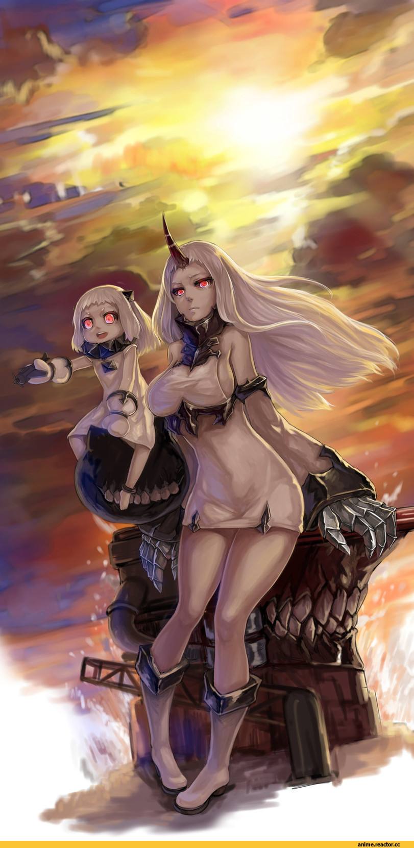 Northern Ocean Hime, Kantai Collection, Seaport Hime, Anime
