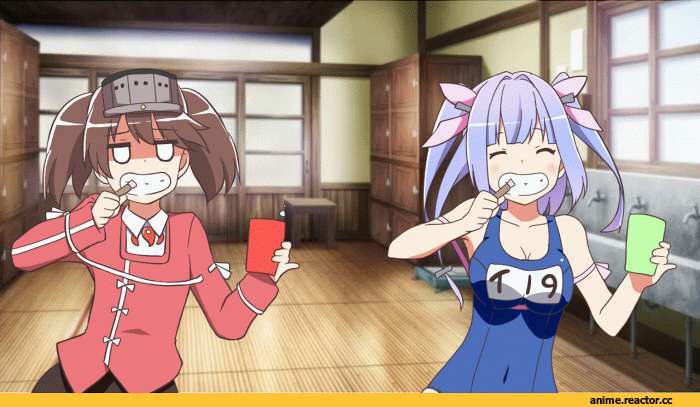 Kantai Collection, i-19 (kantai collection), ryuujou (kantai collection), coub, Anime Гифки, Evandragon, Danmachi, Anime
