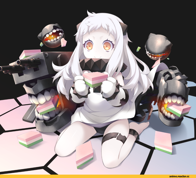 Kantai Collection, Northern Ocean Hime, sakana, Anime