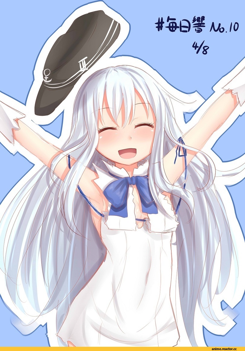 Kantai Collection, Danmachi, Hibiki (Kantai Collection), fuzuki ichigo, crossover, Anime