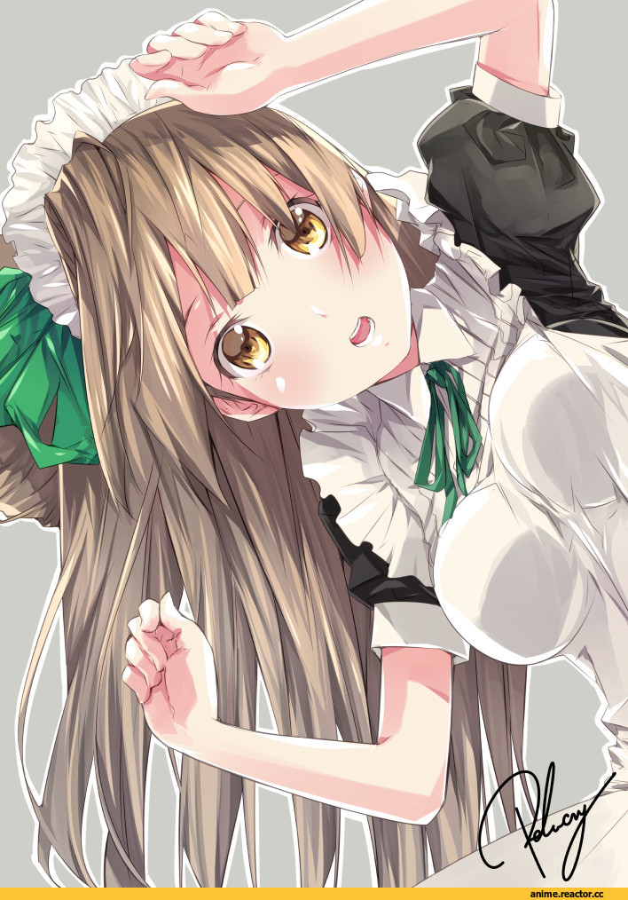 Love Live!, Minami Kotori, re lucy, Anime Art, Maid, Large Breasts (Anime), Anime