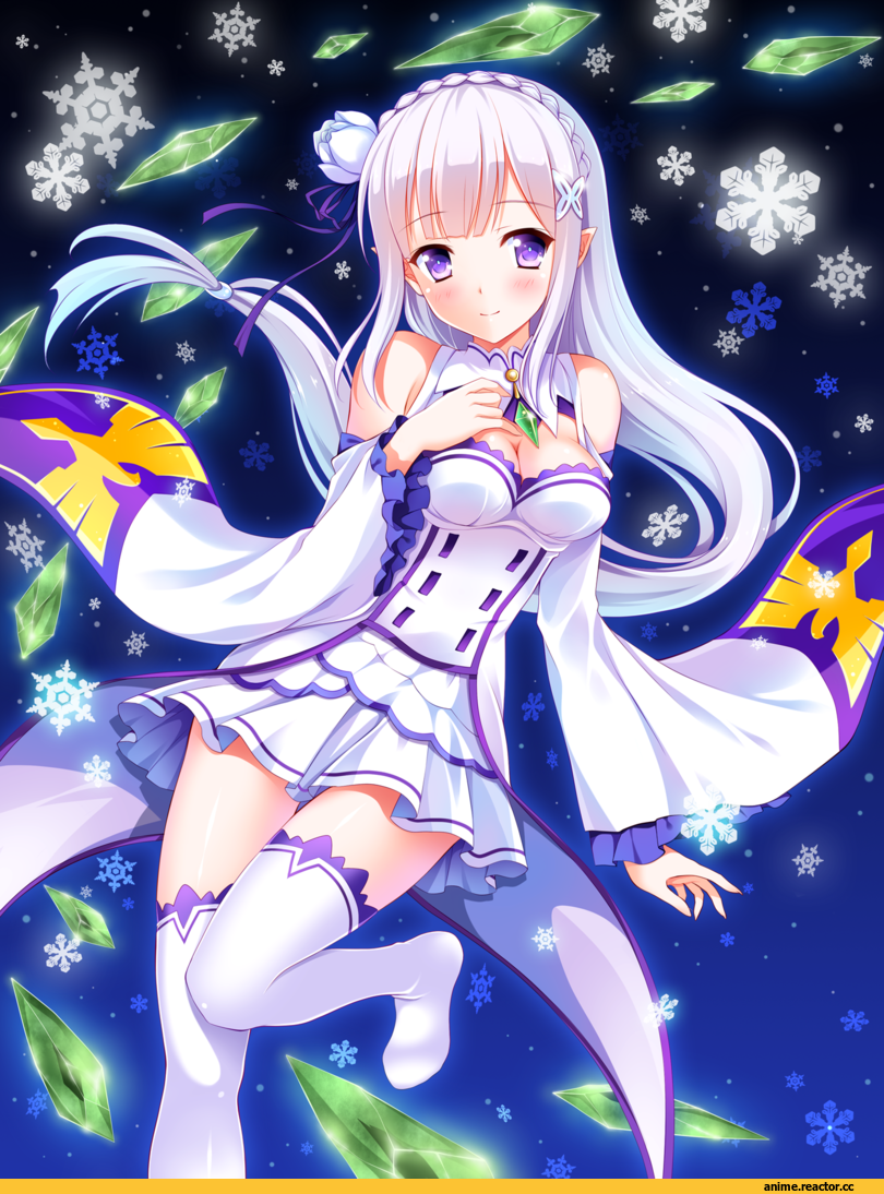 Emilia (re zero), Re Zero Kara Hajimeru Isekai Seikatsu, Anime