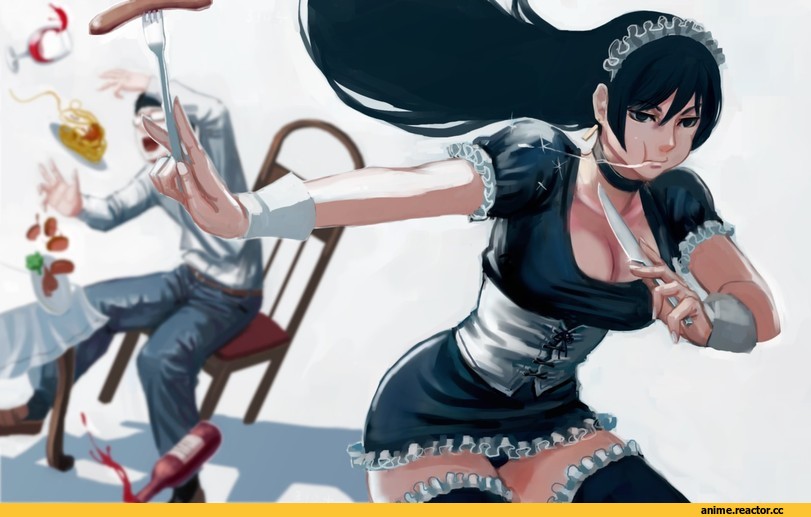 Maid, Anime Original, Anime Art, Jittsu, Anime