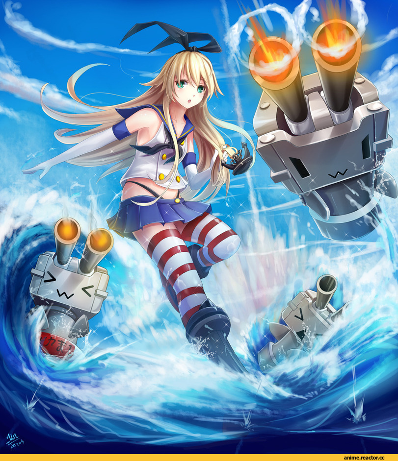 Shimakaze, Kantai Collection, Anime