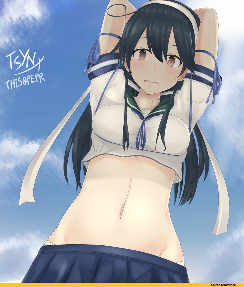 Ushio, Kantai Collection, tsyn, Anime Art, Anime