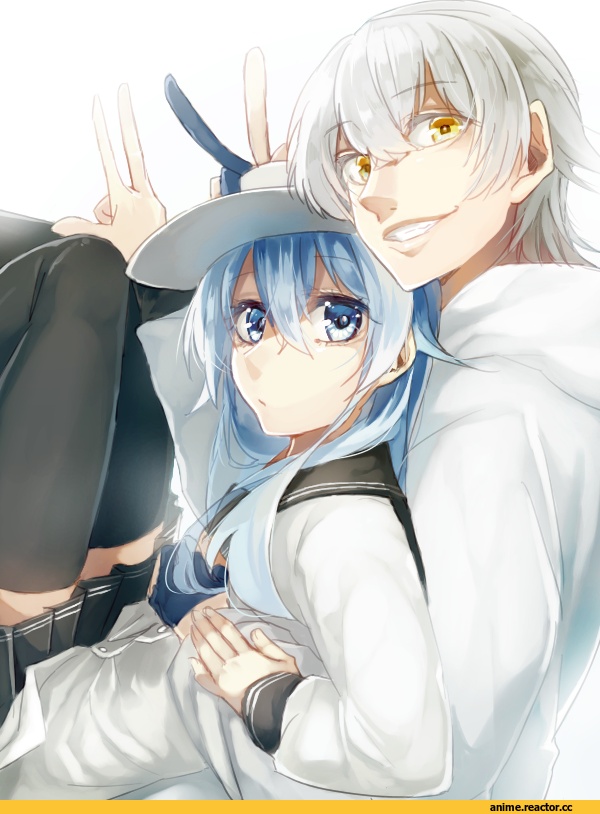 Verniy, Kantai Collection, tsurumaru kuninaga, Touken Ranbu, crossover, vivi-t (akagami), Anime Art, Anime