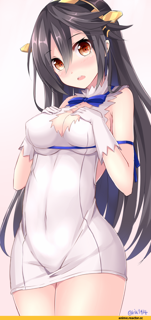 Haruna (Kantai Collection), Kantai Collection, Rinyuu (Rin☆Yuu), Is It Wrong to Try to Pick Up Girls in a Dungeon?, Anime Art, Hestia (Danmachi), Danmachi, Anime