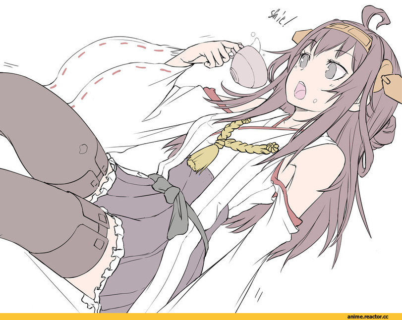 Kongou (Kantai Collection), Kantai Collection, Tea (Nakenashi Wisdom), Anime Art, Anime Paint, Anime