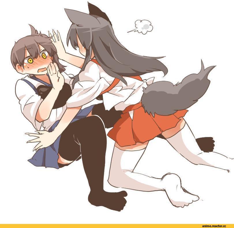 Akagi, Kantai Collection, kaga, nekomimi, Animal Ears, Inumimi, Anime
