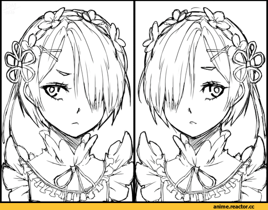 Re Zero Kara Hajimeru Isekai Seikatsu, anime gif, Rem (re zero), Ram (Re Zero), MakaShikami, Anime