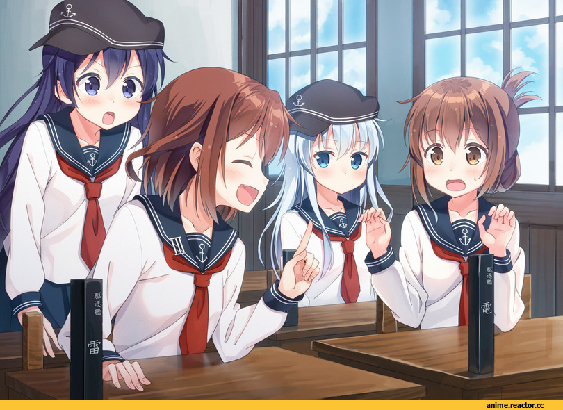 ikazuchi (kantai collection), Kantai Collection, Inazuma (Kantai Collection), akatsuki (kantai collection), Hibiki (Kantai Collection), Anime
