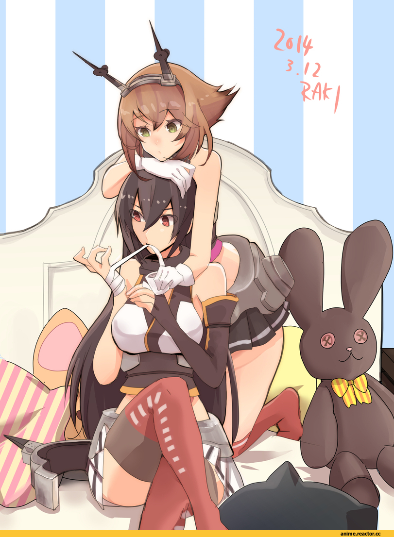 Mutsu, Kantai Collection, Nagato (Kantai Collection), raki (kuroe), Anime Art, Anime