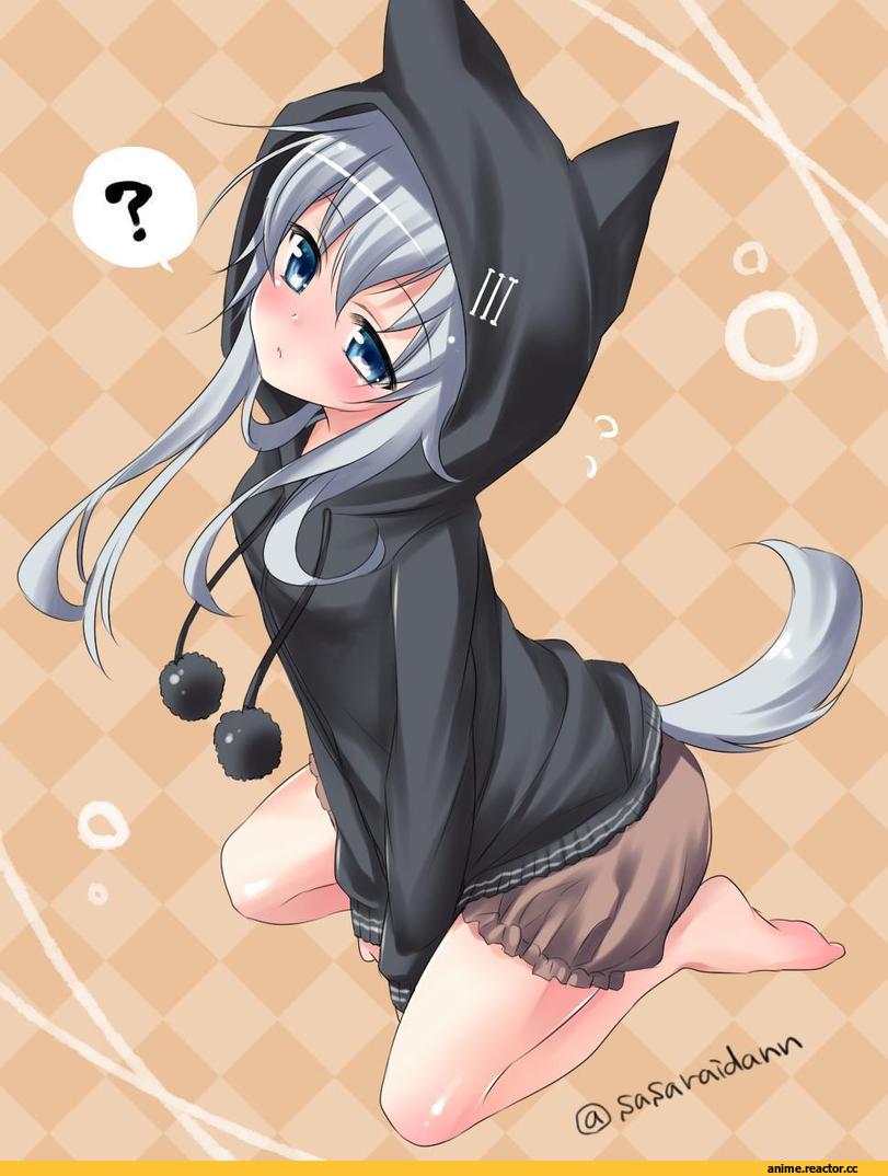 1492egg, Hibiki (Kantai Collection), Kantai Collection, Animal Ears, Anime