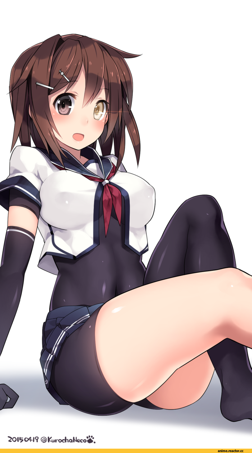 Furutaka (Kantai Collection), Kantai Collection, kuro chairo no neko, Anime