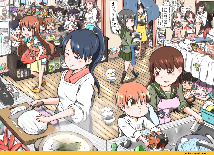 Anime Art, Akagi (Kantai Collection), akatsuki (kantai collection), Hibiki (Kantai Collection), Inazuma (Kantai Collection), Kaga (Kantai Collection), Northern Ocean Hime, Admiral (Kantai Collection), Tenryuu, Yuudachi, Anime, Kantai Collection, hiromochi jin, Kuma (Kantai Collection), Fairy (Kantai Collection), Ooi (Kantai Collection), Kiso, Kitakami (Kantai Collection), Houshou (Kantai Collection), Ikazuchi