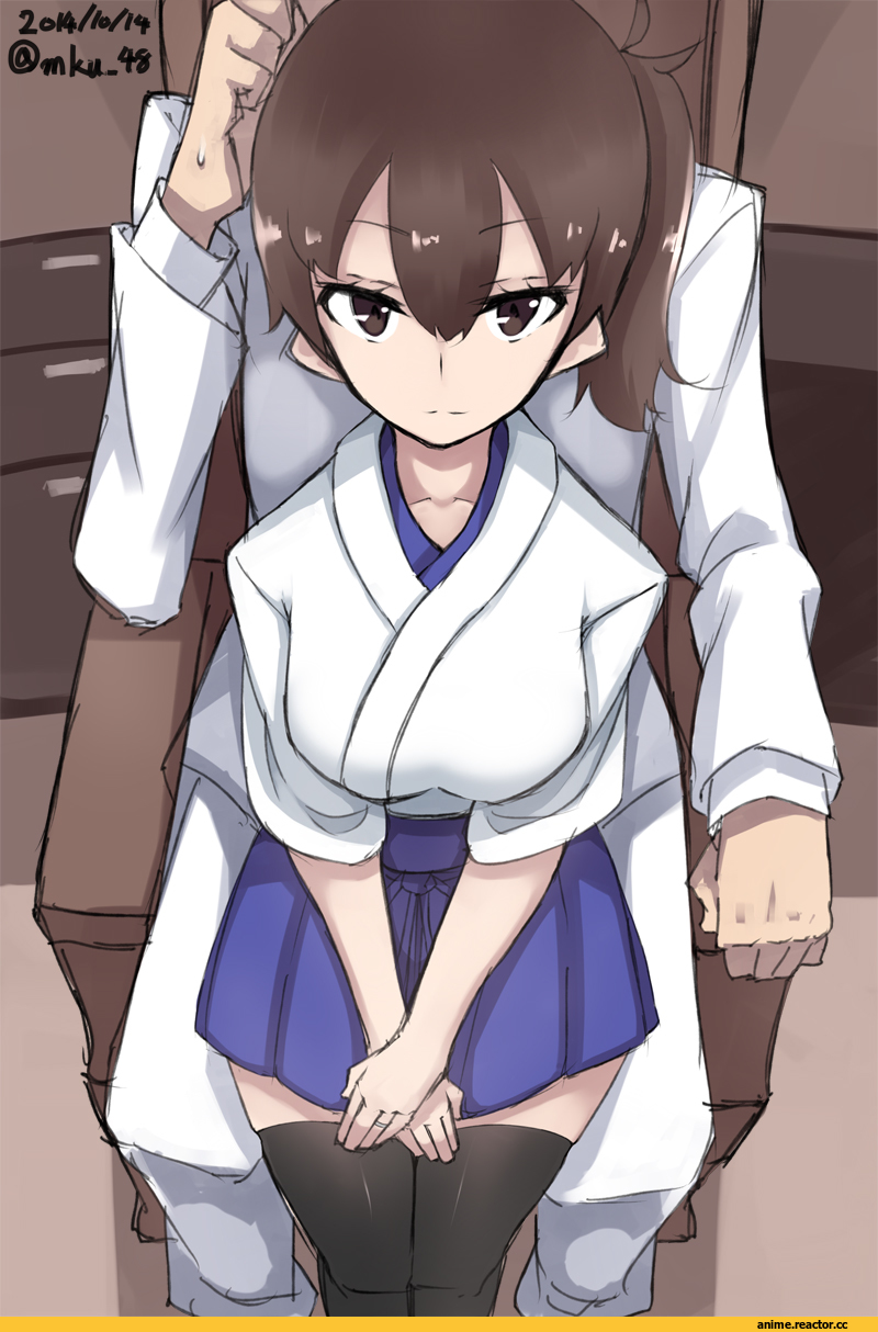 Kaga (Kantai Collection), Kantai Collection, Admiral (Kantai Collection), mku, Anime