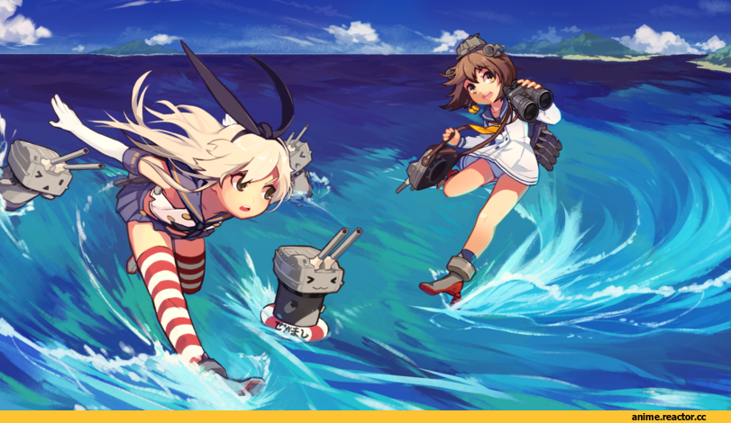 Kantai Collection, Shimakaze, Yukikaze, Anime