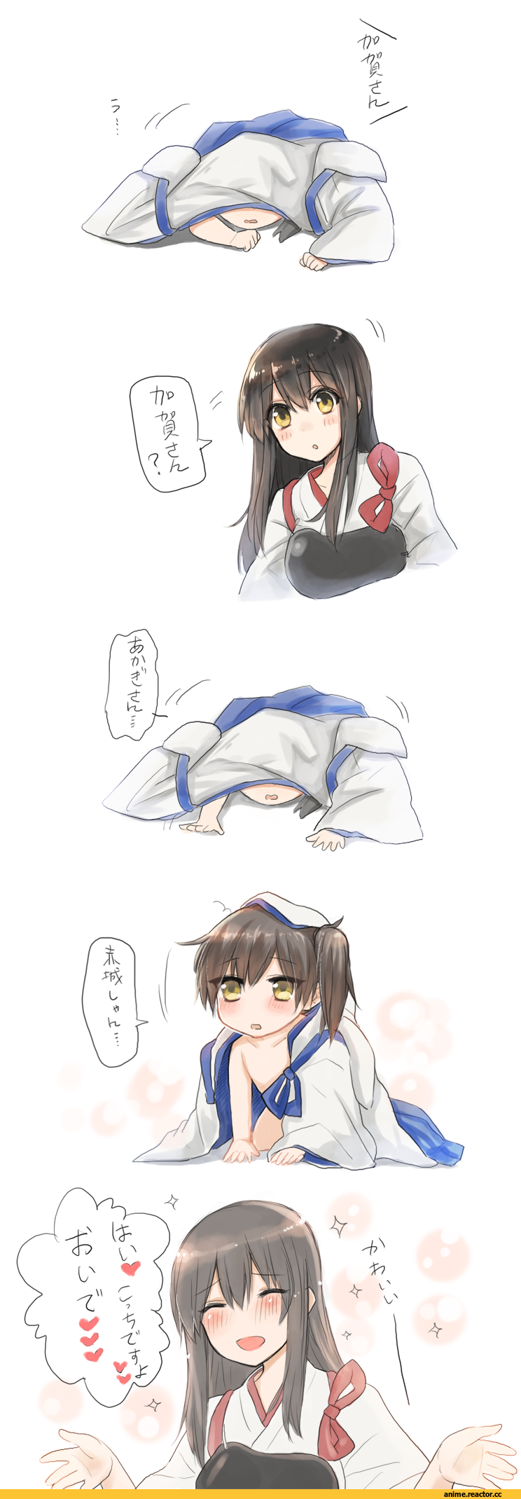 Kantai Collection, Akagi, Kaga (Kantai Collection), Fukuroumori, Anime