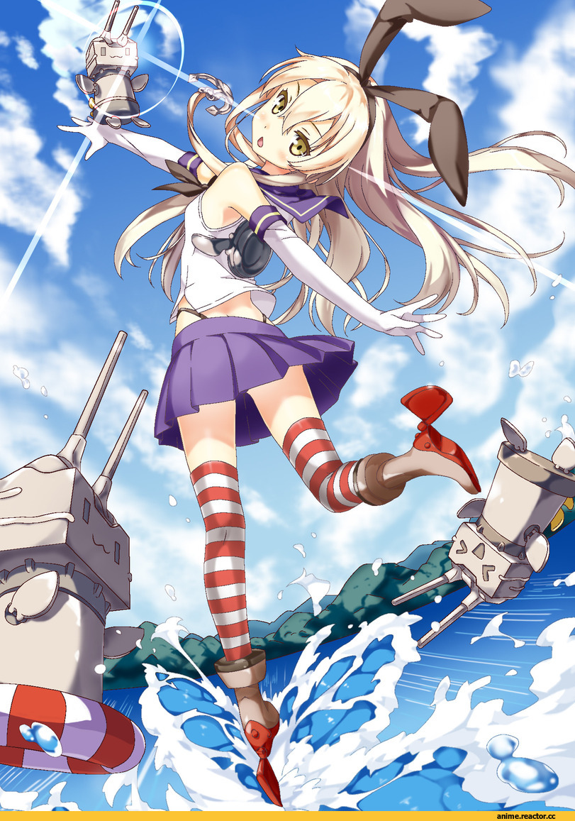 Shimakaze, Kantai Collection, houjou daisuke, Anime