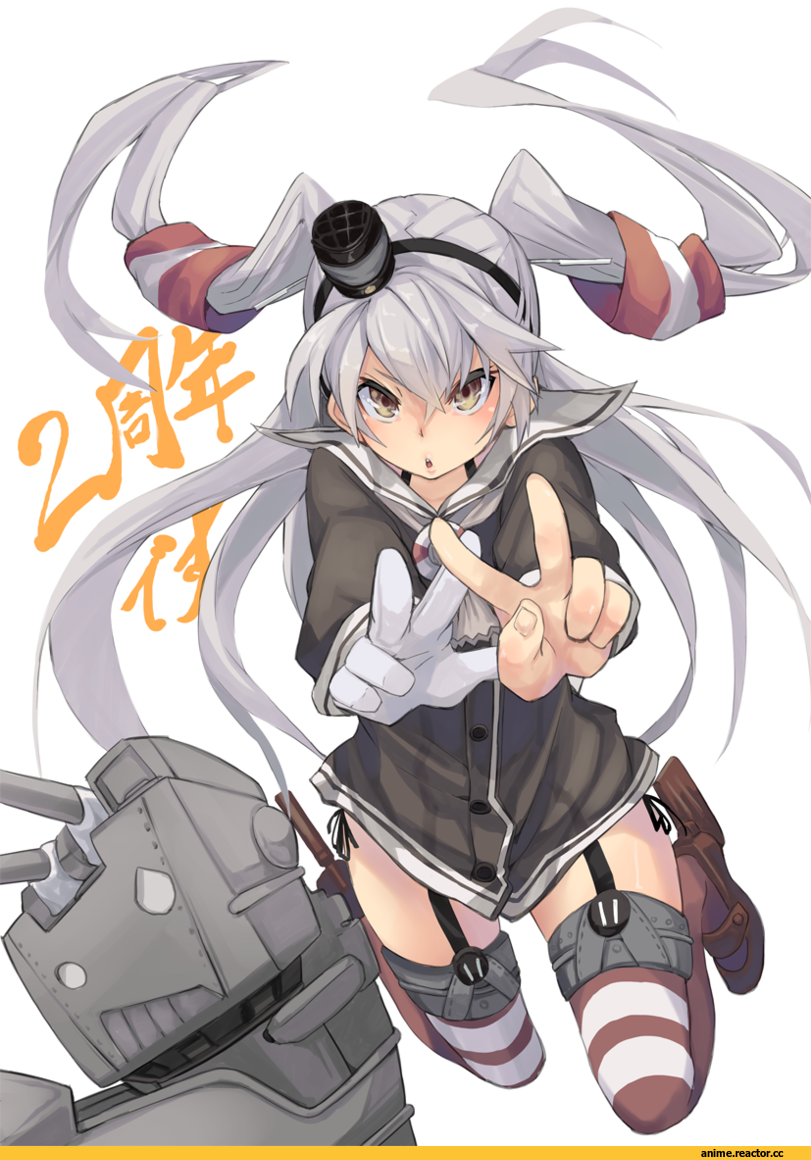 Amatsukaze (Kantai Collection), Kantai Collection, fu-ta, Anime Art, в комментариях еще одна, Anime