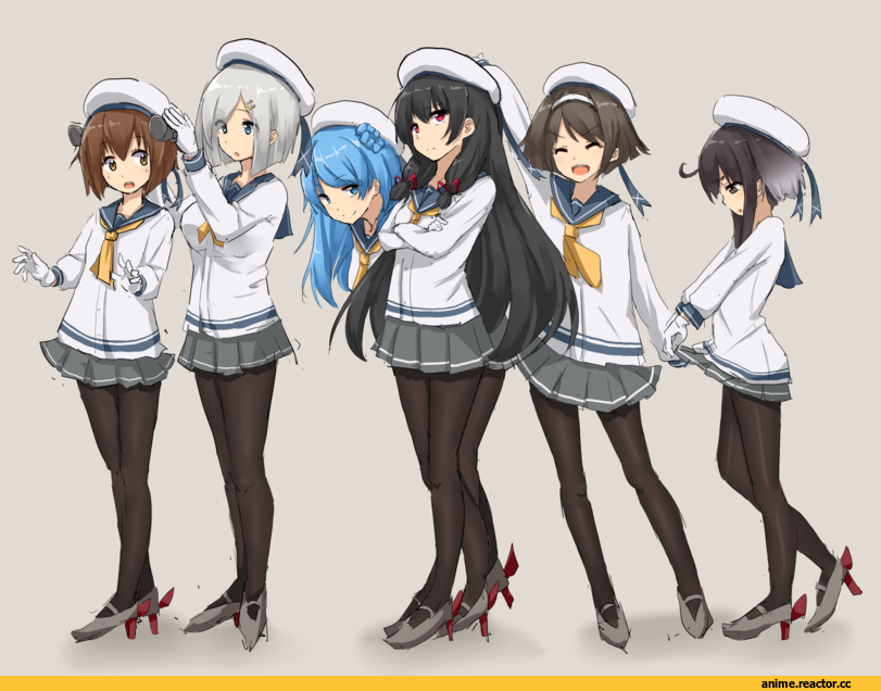Kantai Collection, Hamakaze (Kantai Collection), Isokaze (Kantai Collection), Tanikaze (Kantai Collection), Tokitsukaze (Kantai Collection), Urakaze, Yukikaze (Kantai Collection), Anime