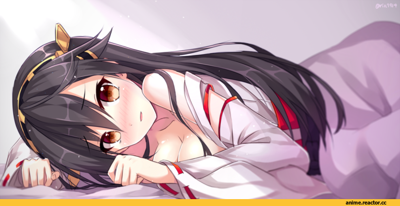 Haruna (Kantai Collection), Kantai Collection, Nikkunemu, Anime Art, Anime